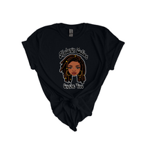 Load image into Gallery viewer, Melanin Kisses “Bamboo Dread Cutie” Tees