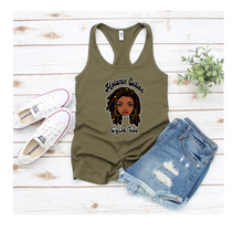 Load image into Gallery viewer, Melanin Kisses “Bamboo Dread Cutie” Tanks
