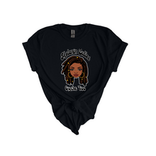 Load image into Gallery viewer, Melanin Kisses “Bamboo Dread Cutie” Tees
