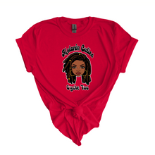 Load image into Gallery viewer, Melanin Kisses “Bamboo Dread Cutie” Tees
