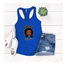Load image into Gallery viewer, Melanin Kisses “Bamboo Dread Cutie” Tanks
